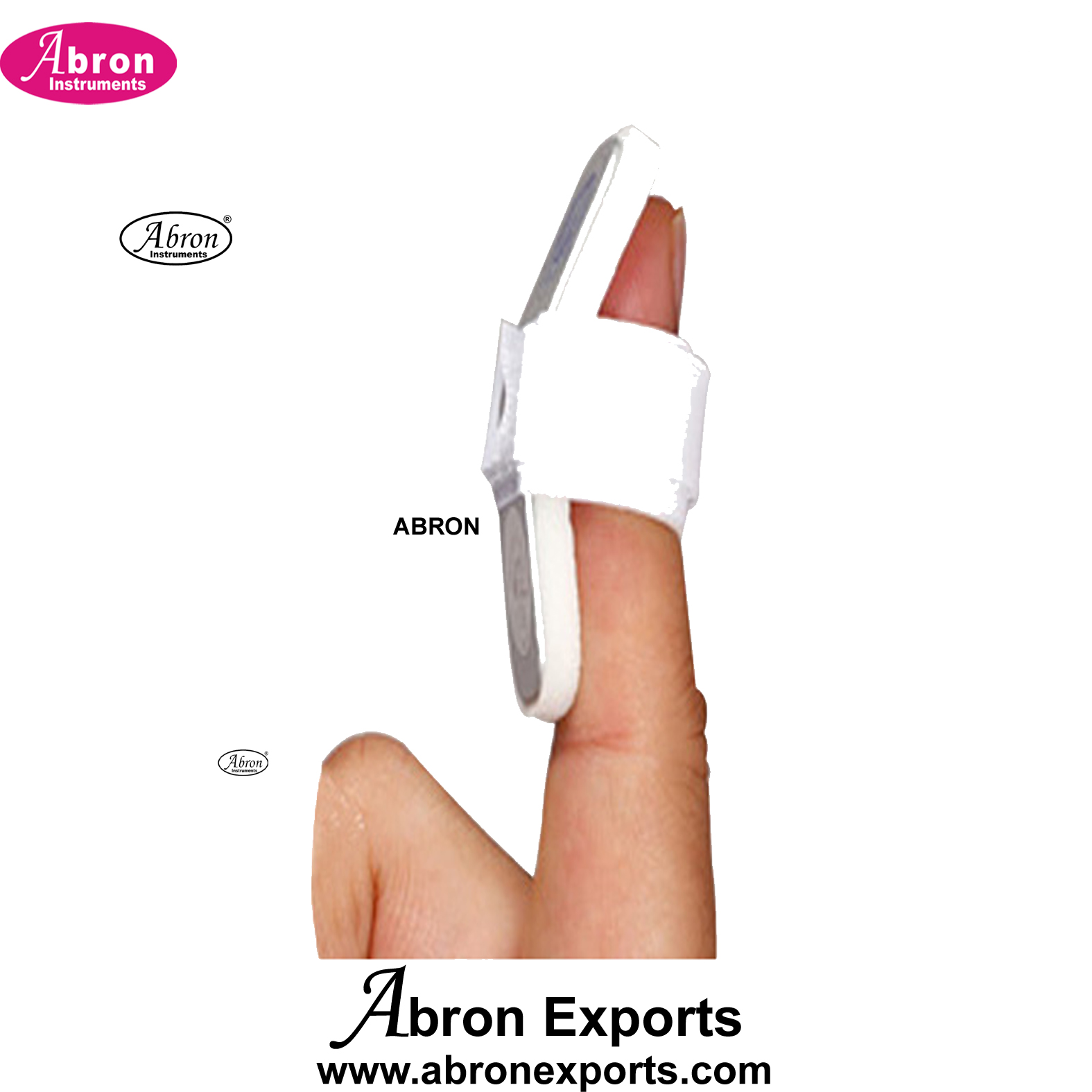 Slpint mallet finger splint with aluminum strip for Hair line fracture Surgical Nursing Home Clinic Ortho Abron ABM-1722A 